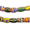 Oval Antique Venetian African Millefiori Trade Beads #15884