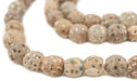 White Antique Venetian Skunk Trade Beads (40" Strand) - The Bead Chest