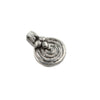 Silver Baule-Style Spiral Charm
