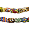 Oval Antique Venetian African Millefiori Trade Beads #15886
