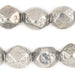 Silver Dotted Diamond Cut Hollow Tribal Beads (18mm) - The Bead Chest