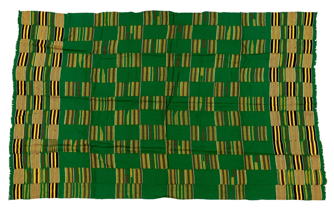 African Ashanti Kente Cloth #14907 - The Bead Chest