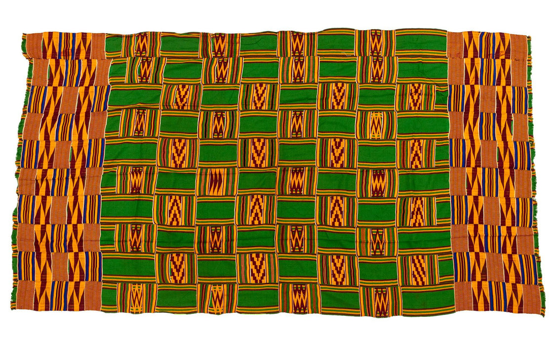 African Ashanti Kente Cloth #14905 - The Bead Chest