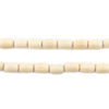 Cream Barrel Natural Wood Beads (8x5mm)