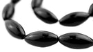 Oval Onyx Beads (20x9mm) - The Bead Chest