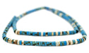 Mixed Blue Turquoise-Style Heishi Beads (4mm) - The Bead Chest
