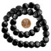 Flat Circular Onyx Beads (12mm) - The Bead Chest