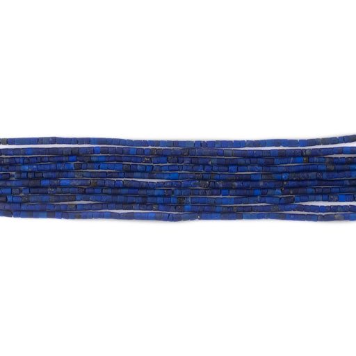 Extra Tiny Lapis Lazuli Cylinder Beads (1mm) - The Bead Chest