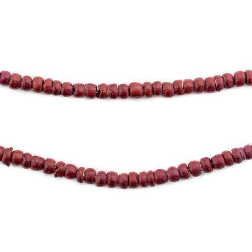 Unwaxed Brown Natural Coconut Beads (3mm) - The Bead Chest
