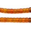Old Translucent Orange Ethiopian Padre Beads (9mm)