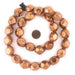 Copper Diamond Cut Hollow Tribal Beads (18mm) - The Bead Chest