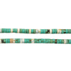 Mixed Green Turquoise-Style Heishi Beads (4mm)