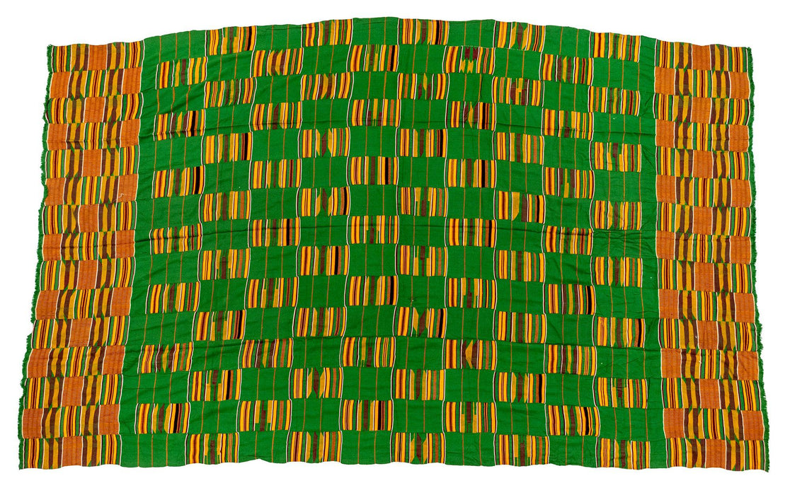 African Ashanti Kente Cloth #14897 - The Bead Chest
