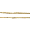 Brass Faceted Rectangle Beads (4x2mm)