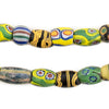 Oval Antique Venetian African Millefiori Trade Beads #15892