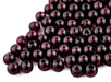 Round Garnet Beads (5mm, Set of 100) - The Bead Chest