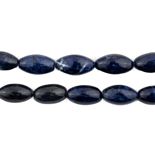 Oval Sodalite Beads (12x8mm) - The Bead Chest