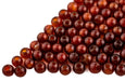 Caramel Round Carnelian Beads (4mm, Set of 100) - The Bead Chest