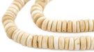 Vintage Style Naga Conch Shell Disk Beads (10mm) - The Bead Chest