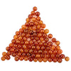 Round Carnelian Beads (5mm, Set of 100)