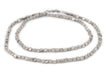 Silver Twisted Nugget Beads (4mm) - The Bead Chest