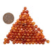 Round Carnelian Beads (5mm, Set of 100) - The Bead Chest