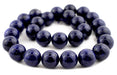 Round Lapis Lazuli Beads (15mm) - The Bead Chest
