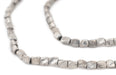 Silver Twisted Nugget Beads (4mm) - The Bead Chest