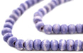 Lavender Rustic Bone Mala Beads (8mm) - The Bead Chest