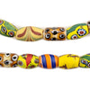 Oval Antique Venetian African Millefiori Trade Beads #15895
