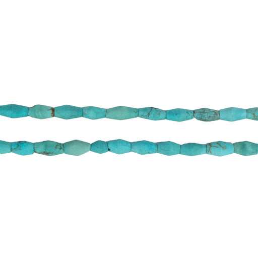 Hosseini Turquoise Bicone Beads (5x3mm) - The Bead Chest