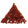 Caramel Round Carnelian Beads (5mm, Set of 100)