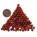Caramel Round Carnelian Beads (5mm, Set of 100) - The Bead Chest
