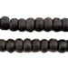 Rondelle Ebony Wood Beads (12mm) - The Bead Chest