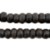 Rondelle Ebony Wood Beads (12mm)