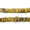 Rustic Antique Yellow Hebron Kano Beads (9mm)