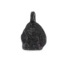 Midnight Black Buddha Pendant (16x25mm)