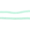 Translucent Aquamarine Vinyl Phono Record Beads (4mm)