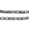 Silver Fancy Diamond Cut Beads (6mm)