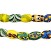 Oval Antique Venetian African Millefiori Trade Beads #15899