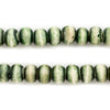 Dark Green Rustic Bone Mala Beads (12mm)