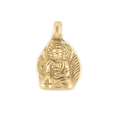 Brass Buddha Pendant (16x25mm)