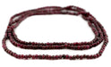 Round Garnet Beads (3-4mm, 36 Inch Strand) - The Bead Chest