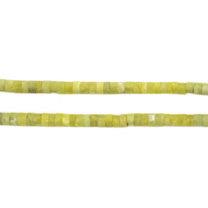 Light Green Serpentine Heishi Beads (4mm)