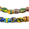Oval Antique Venetian African Millefiori Trade Beads #15901