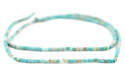 Cylindrical Afghani Turquoise Beads (2.5mm) - The Bead Chest
