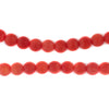 Matte Round Papaya Orange Aventurine Beads (6mm)