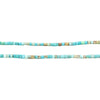 Cylindrical Afghan Turquoise Beads (2.5mm)