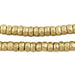 Brass Diamond Cut Cylinder Beads (4x8mm) - The Bead Chest