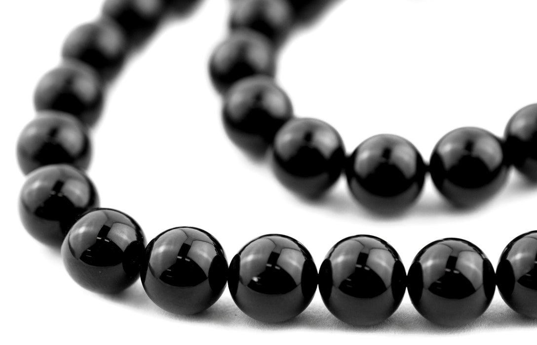Round Onyx Beads (7mm) - The Bead Chest